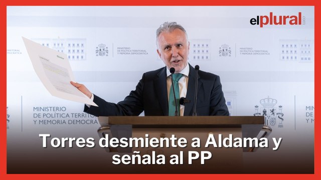 Torres desmiente las acusaciones de Víctor de Aldama y señala al PP