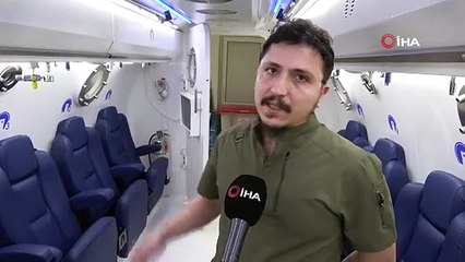 Türkiye'nin uzay üssünü andıran sağlık merkezi görüntülendi