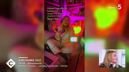 Extrait de "C à vous" le 17 février 2025 sur France 5 avec Santa