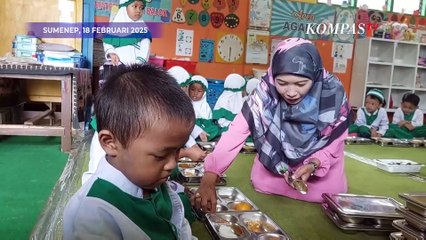 Makan Bergizi Gratis  Sumenep Kembali Bergulir di Satu Sekolah