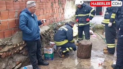Edirne'de Tüp Alev Aldı, Panik Yaşandı