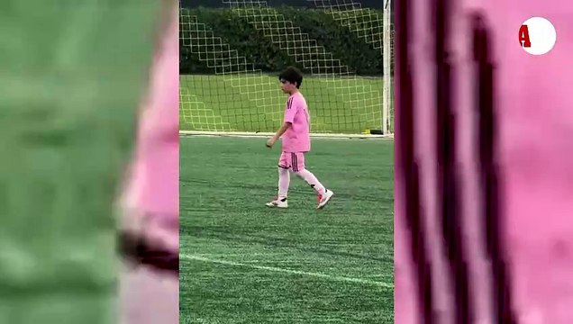 Messi's youngest son's wonder goal reminds us of his father's best version
