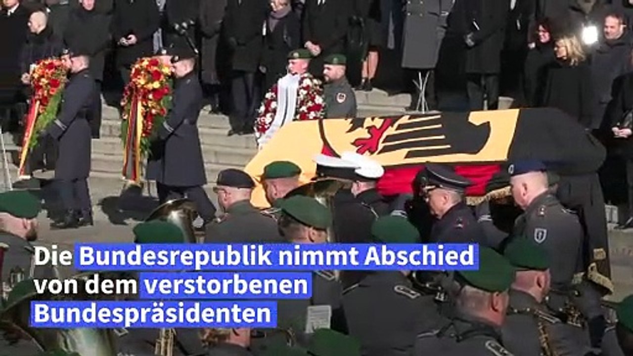 Trauerstaatsakt für verstorbenen Bundespräsidenten Köhler