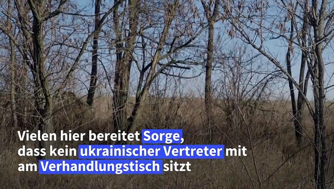 Soldaten an der Front besorgt über Trumps Ukraine-Vorstoß