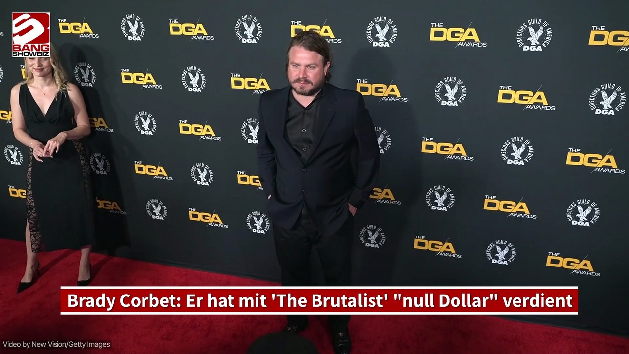 Brady Corbet: Er hat mit 'The Brutalist' 'null Dollar' verdient