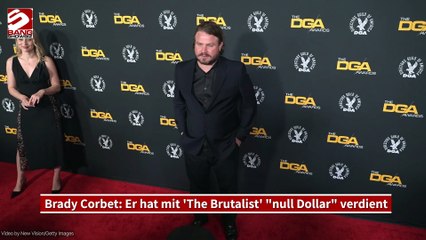 Brady Corbet: Er hat mit 'The Brutalist' "null Dollar" verdient
