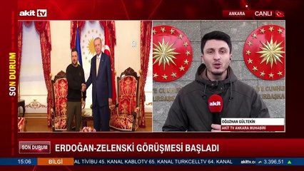 Erdoğan - Zelenski görüşmesi başladı