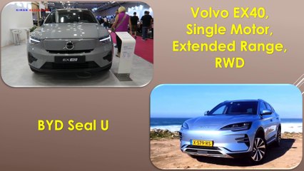 2025 BYD Seal U VS Volvo EX40, Single Motor, Extended Range, RWD