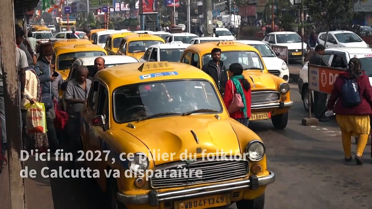 Les antiques taxis jaunes de Calcutta bientôt plus qu'un lointain souvenir