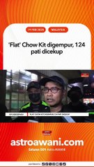 'Flat' Chow Kit digempur, 124 pati dicekup