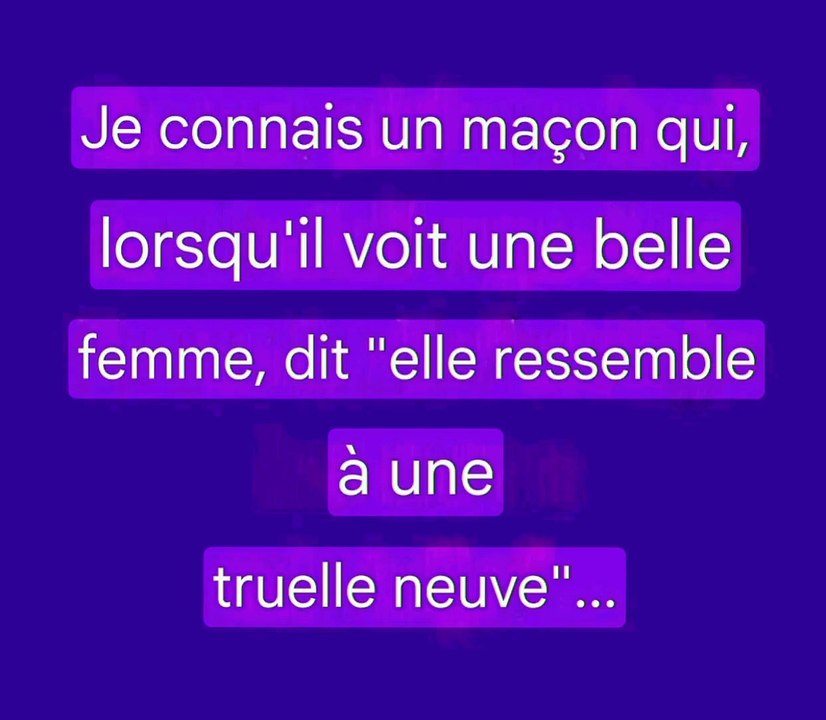 une blague