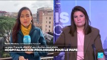 Inquiétudes pour la santé du pape qui souffre d une infection respiratoire et va rester hospitalisé - le pape a passé 