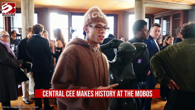 Central Cee becomes first artist to win MOBO for Best Male Act three times