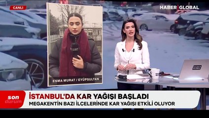 İstanbul'da kar yağışı başladı: İşte Bağcılar'daki son durum