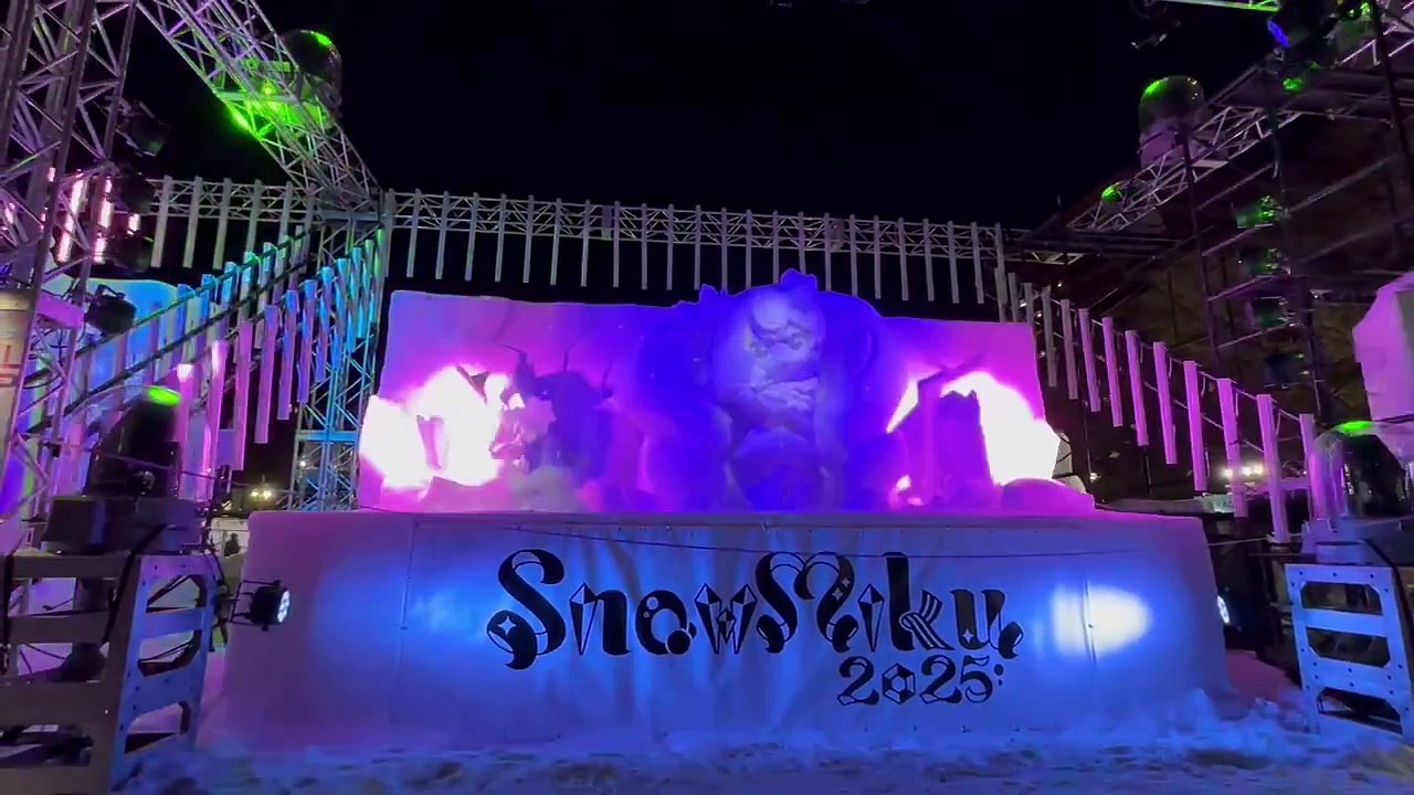 Music Snow Miku 雪ミク Sapporo Snow Festival さっぽろ雪まつりに