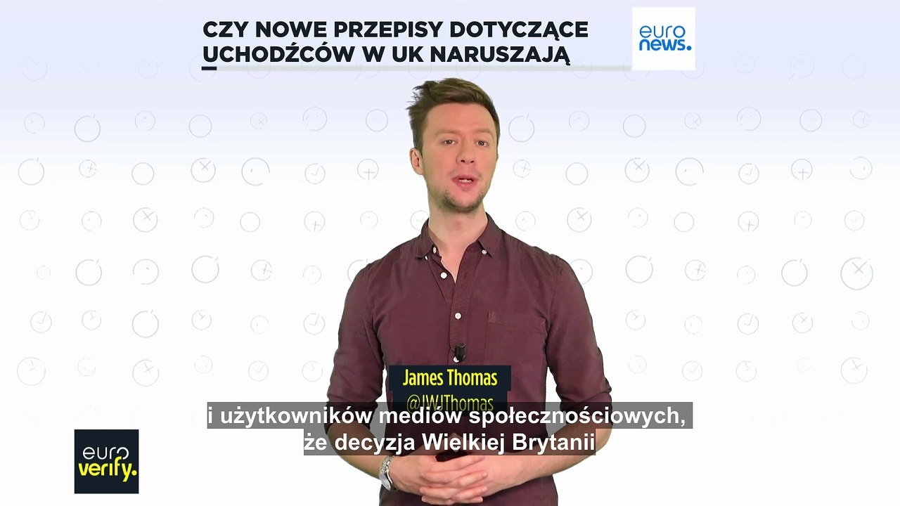 Euroverify: Czy Wielka Brytania naruszyła konwencje ONZ o uchodźcach?