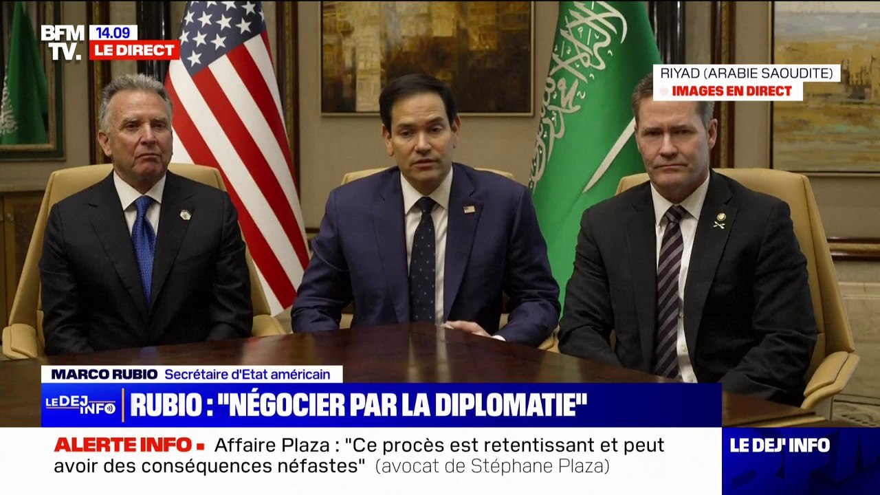 Guerre en Ukraine: "Le président Trump est le seul dirigeant au monde capable de réunir les différentes parties prenantes autour de la table", estime Marco Rubio (secrétaire d'État américain)