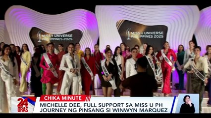 MMD, all support sa MUPH journey ng kanyang pinsan si Winwyn Marquez; Vina Morales, sumabak na sa kanyang taping for a series atbp l 24 Oras