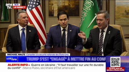 Guerre en Ukraine: Nos alliés "continueront à être consultés et impliqués", assure Michael Waltz, conseiller américain à la sécurité nationale