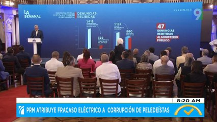 PRM atribuye fracaso eléctrico a corrupción de peledeistas | El Despertador