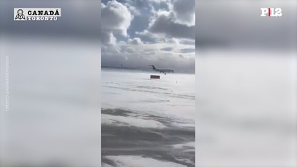 Se accidentó un avión en el aeropuerto de Toronto