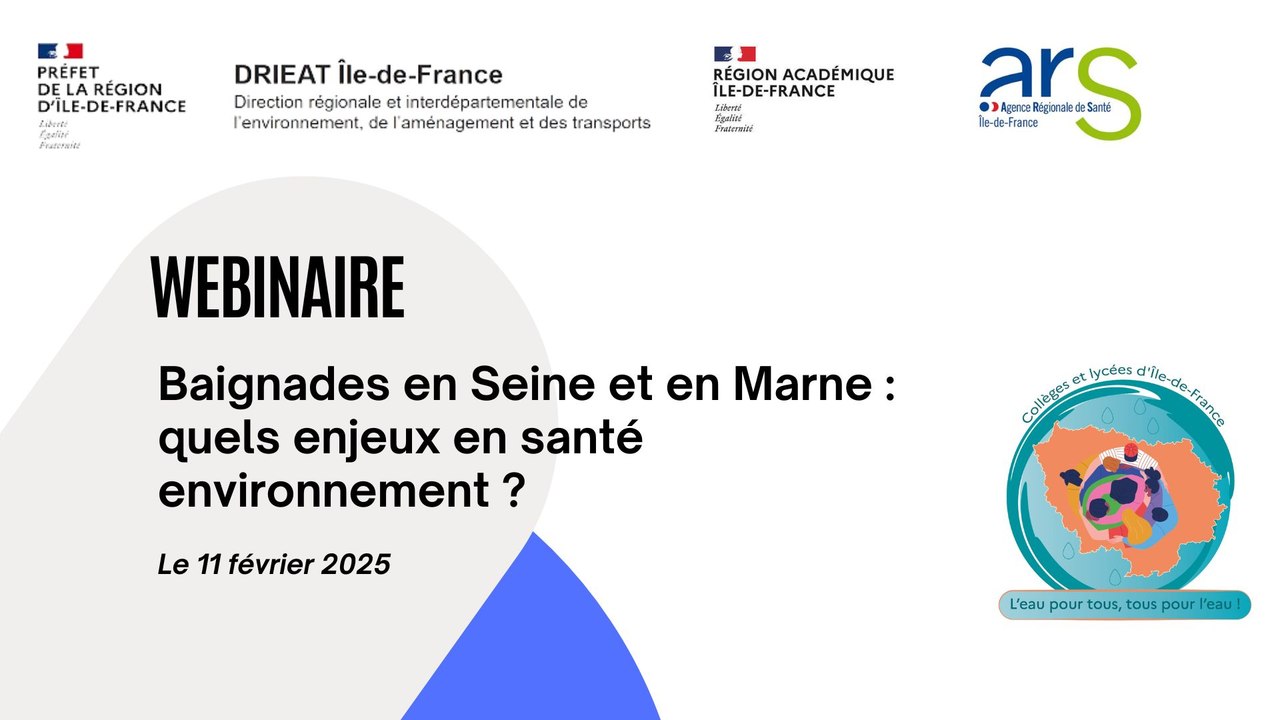 Webinaire ARS - parcours de formation en éducation à l'environnement "l'eau pour tous, tous pour l'eau !"