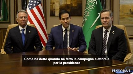 Ucraina, Rubio: "L'Ue a un certo punto dovr? essere al tavolo"