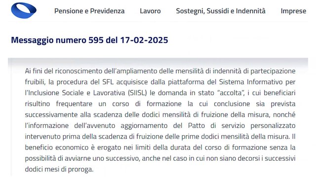 PROROGA DURATA SFL 2025: Come FUNZIONA e a CHI spetta? I chiarimenti INPS