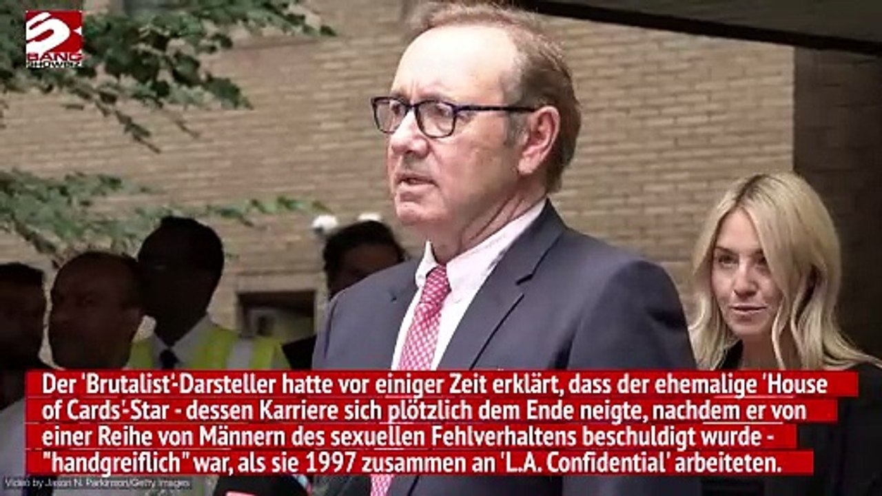 Guy Pearce: Er hat 'irgendwie Angst' vor Kevin Spacey gehabt