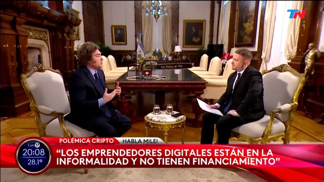 No lo promocioné, solo lo difundí : Milei dio su punto de vista sobre el episodio $LIBRA