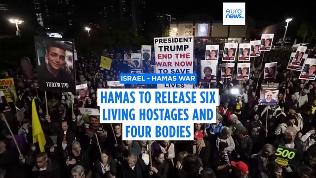 Hamas to release six more hostages and hand over four bodies on Saturday