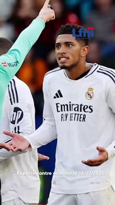 Belligham risque 12 matchs de suspension : le Réal Madrid prèt à faire appel