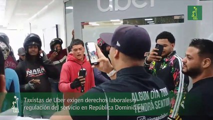 Taxistas de Uber exigen derechos laborales y regulación del servicio en República Dominicana
