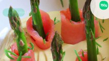 Mousse asperges au saumon fumé