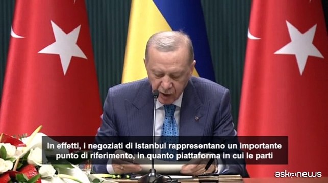 Erdogan: Turchia ideale per ospitare colloqui Russia-Ucraina-Usa