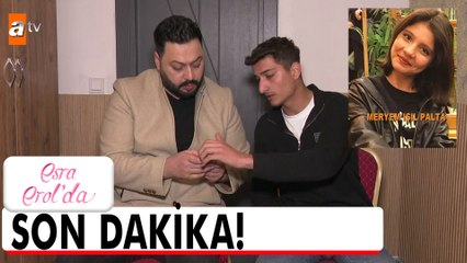 14 yaşındaki Meryem canlı yayında eski sevgilisini aradı! - Esra Erol'da 18 Şubat 2025