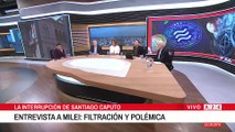 📢 LA INTERRUPCIÓN DE SANTIAGO CAPUTO A LA ENTREVISTA CON EL PRESIDENTE JAVIER MILEI