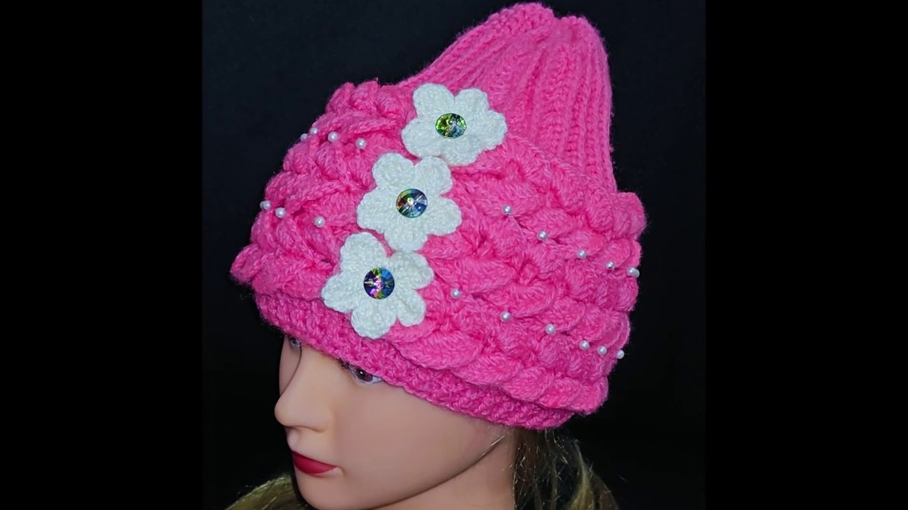 girl crochet cap