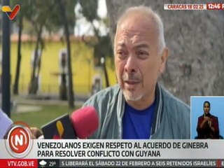 Ciudadanos demandan solución pacífica con Guyana basada en el Acuerdo de Ginebra