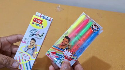 Unboxing and Review of Flair Creative Sleek Hi Lighter Set and Flexi Hi Lighter
