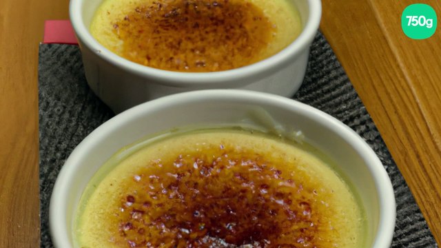 Crème brûlée au foie gras classique