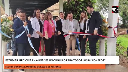 Estudiar medicina en Alem “Es un orgullo para todos los misioneros”