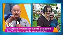 Los Fernández recuerdan a Vicente Fernández en su cumpleaños