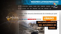 ESCALA 18-02-25: LÍBANO. HRW DENUNCIA DEMOLICIONES DE VIVIENDAS POR PARTE DE ISRAEL