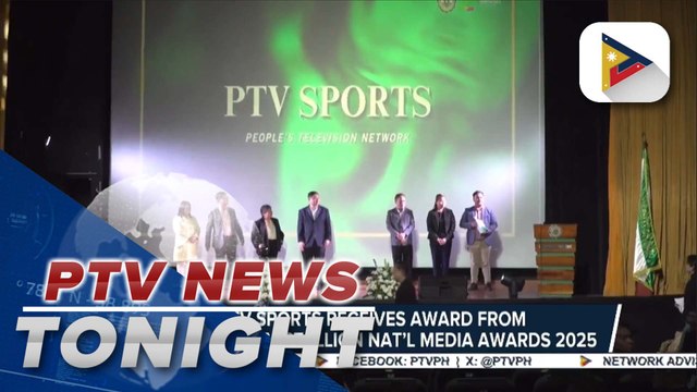 PTV Sports receives award at 10th Platinum Stallion National Media Awards 2025