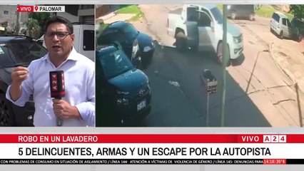 🚨 INSEGURIDAD: ROBO A LOS TIROS EN UN LAVADERO DE AUTOS EN EL PALOMAR