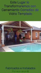 1 de 6 ¡APROVECHÁ TU ESPACIO TODO EL AÑO!  Vamos a ir Mostrando como Transformamos una Galería con Nuestro CERRAMIENTO de VIDRIO.