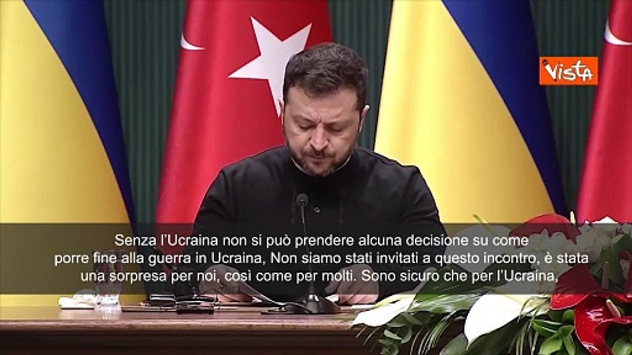 Zelensky: ?Ucraina deve essere coinvolta nei negoziati, senza di noi nessuna decisione"