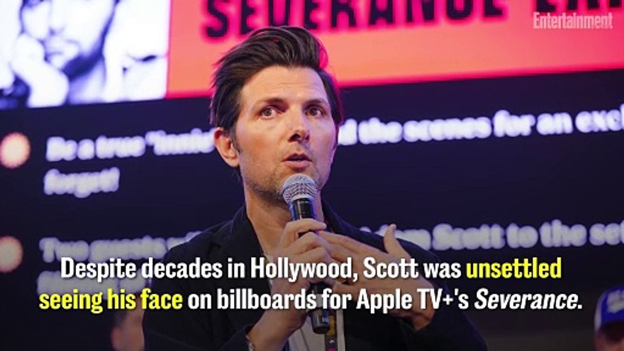 Adam Scott reveals why he was 'so freaked out' to be the face of 'Severance'