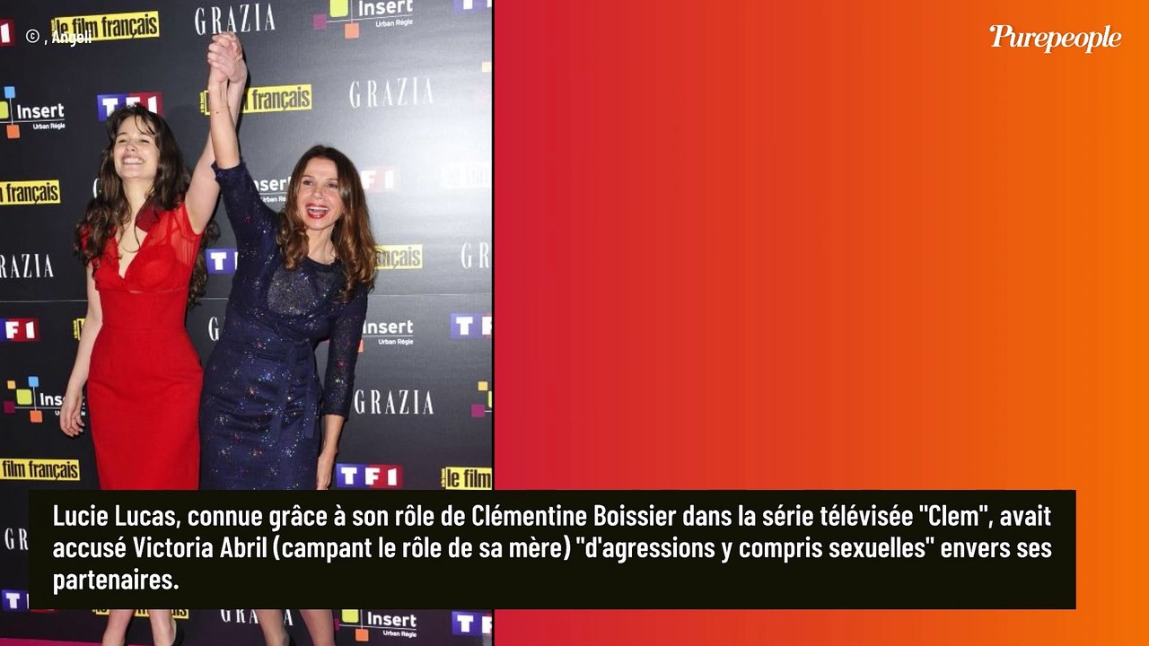 Lucie Lucas (Clem) réagit encore une fois aux accusations visant Victoria Abril : "Ce que je peux dire, c'est qu'elle n'a pas..."